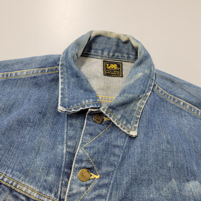 【現状渡し品】【メンズ】 Lee リー PATD-153438 101-J 刻印21 USA製 胸ポケ内ユニオンチケット付き 70-80S DENIM JACKET 70-80年代 デニム ジャケット トップス アウター 146-250917-cs-14-izu サイズ：不明 カラー：インディゴ 万代Net店