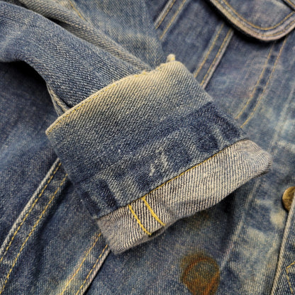 【現状渡し品】【メンズ】 Lee リー PATD-153438 101-J 刻印21 USA製 胸ポケ内ユニオンチケット付き 70-80S DENIM JACKET 70-80年代 デニム ジャケット トップス アウター 146-250917-cs-14-izu サイズ：不明 カラー：インディゴ 万代Net店
