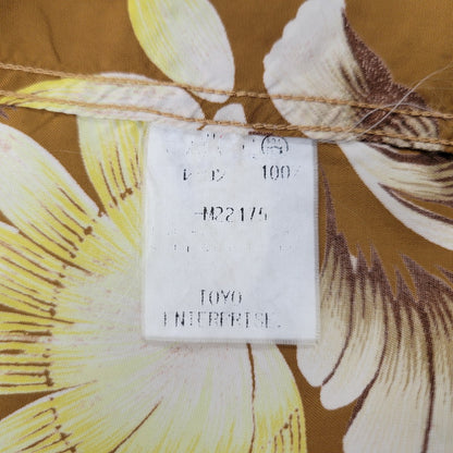 【中古品】【メンズ】 SUN SURF サンサーフ FIRELAND アイルランド M22175 OPEN COLLR RAYON ALOHA LS SHIRT オープンカラー レーヨン アロハ ロングスリーブ シャツ トップス 長袖 145-250917-cs-13-izu サイズ：L カラー：ブラウン系 万代Net店