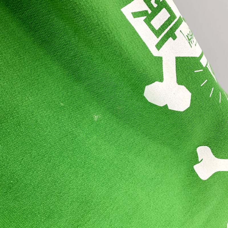 【現状渡し品】【メンズ】 STUSSY AUTHENTIC ステューシー オーセンティック SLEEVE SKULL ZIP UP HOODED SWEATSHIRT ジップアップ フーデッド スウェットシャツ パーカー 長袖 トップス 142-250918-as-18-izu サイズ：L カラー：グリーン 万代Net店