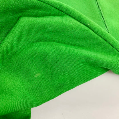 【現状渡し品】【メンズ】 STUSSY AUTHENTIC ステューシー オーセンティック SLEEVE SKULL ZIP UP HOODED SWEATSHIRT ジップアップ フーデッド スウェットシャツ パーカー 長袖 トップス 142-250918-as-18-izu サイズ：L カラー：グリーン 万代Net店