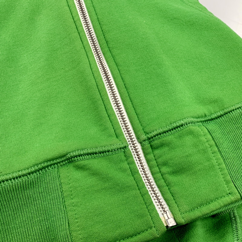 【現状渡し品】【メンズ】 STUSSY AUTHENTIC ステューシー オーセンティック SLEEVE SKULL ZIP UP HOODED SWEATSHIRT ジップアップ フーデッド スウェットシャツ パーカー 長袖 トップス 142-250918-as-18-izu サイズ：L カラー：グリーン 万代Net店