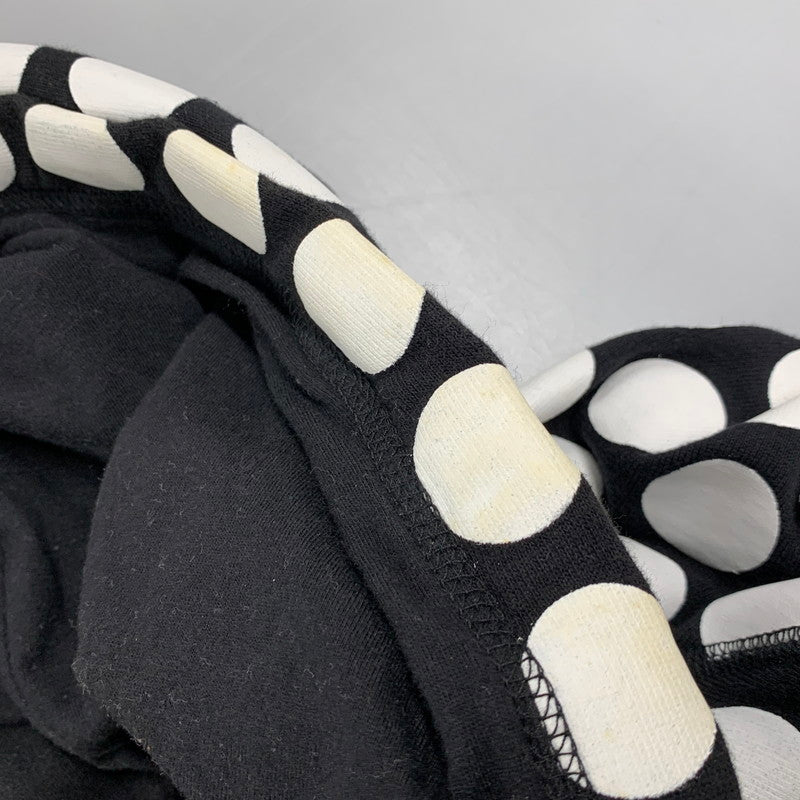 【中古品】【メンズ】 STUSSY AUTHENTIC ステューシー オーセンティック ZIP UP HOODED SWEATSHIRT ジップアップ フーデッド スウェットシャツ 水玉 パーカー 長袖 トップス 142-250920-as-15-izu サイズ：S カラー：ブラック×ホワイト 万代Net店