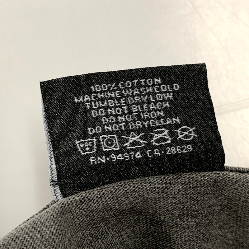 【中古品】【メンズ】 STUSSY ステューシー FU DOG PIGMENT DYED TEE ピグメント ダイ Tシャツ 半袖 トップス 142-250918-as-17-izu サイズ：L カラー：チャコール 万代Net店