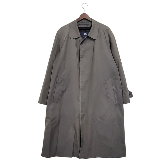 【現状渡し品】【メンズ】 BURBERRY LONDON バーバリー ロンドン BBB55-566-79 日本製 SOUTIEN COLLAR COAT ステンカラー コート アウター 141-250917-cs-16-izu サイズ：96-180-7 カラー：チャコール 万代Net店