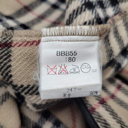 【現状渡し品】【メンズ】 BURBERRY LONDON バーバリー ロンドン BBB55-566-79 日本製 SOUTIEN COLLAR COAT ステンカラー コート アウター 141-250917-cs-16-izu サイズ：96-180-7 カラー：チャコール 万代Net店