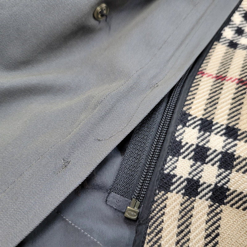 【現状渡し品】【メンズ】 BURBERRY LONDON バーバリー ロンドン BBB55-566-79 日本製 SOUTIEN COLLAR COAT ステンカラー コート アウター 141-250917-cs-16-izu サイズ：96-180-7 カラー：チャコール 万代Net店