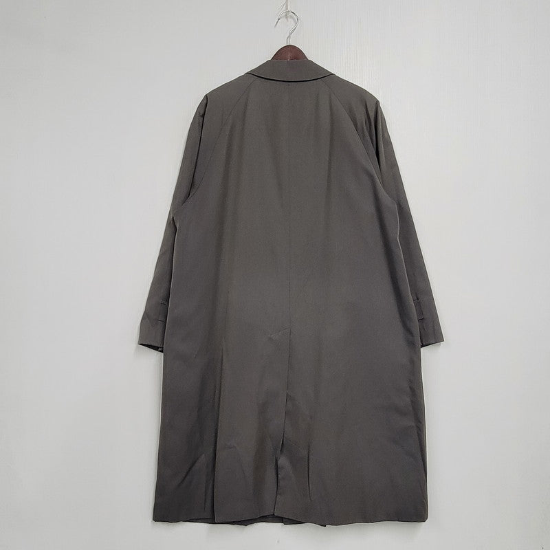 【現状渡し品】【メンズ】 BURBERRY LONDON バーバリー ロンドン BBB55-566-79 日本製 SOUTIEN COLLAR COAT ステンカラー コート アウター 141-250917-cs-16-izu サイズ：96-180-7 カラー：チャコール 万代Net店