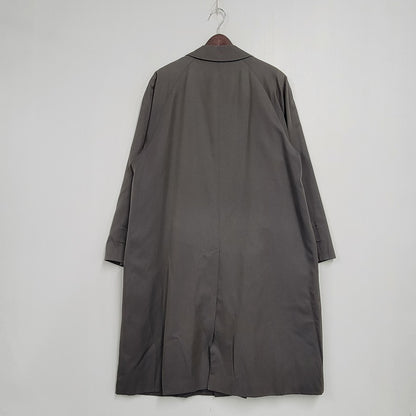 【現状渡し品】【メンズ】 BURBERRY LONDON バーバリー ロンドン BBB55-566-79 日本製 SOUTIEN COLLAR COAT ステンカラー コート アウター 141-250917-cs-16-izu サイズ：96-180-7 カラー：チャコール 万代Net店