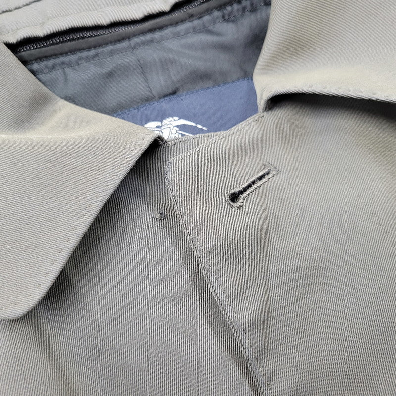 【現状渡し品】【メンズ】 BURBERRY LONDON バーバリー ロンドン BBB55-566-79 日本製 SOUTIEN COLLAR COAT ステンカラー コート アウター 141-250917-cs-16-izu サイズ：96-180-7 カラー：チャコール 万代Net店