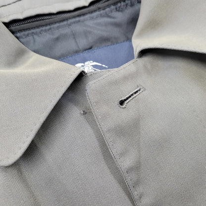 【現状渡し品】【メンズ】 BURBERRY LONDON バーバリー ロンドン BBB55-566-79 日本製 SOUTIEN COLLAR COAT ステンカラー コート アウター 141-250917-cs-16-izu サイズ：96-180-7 カラー：チャコール 万代Net店