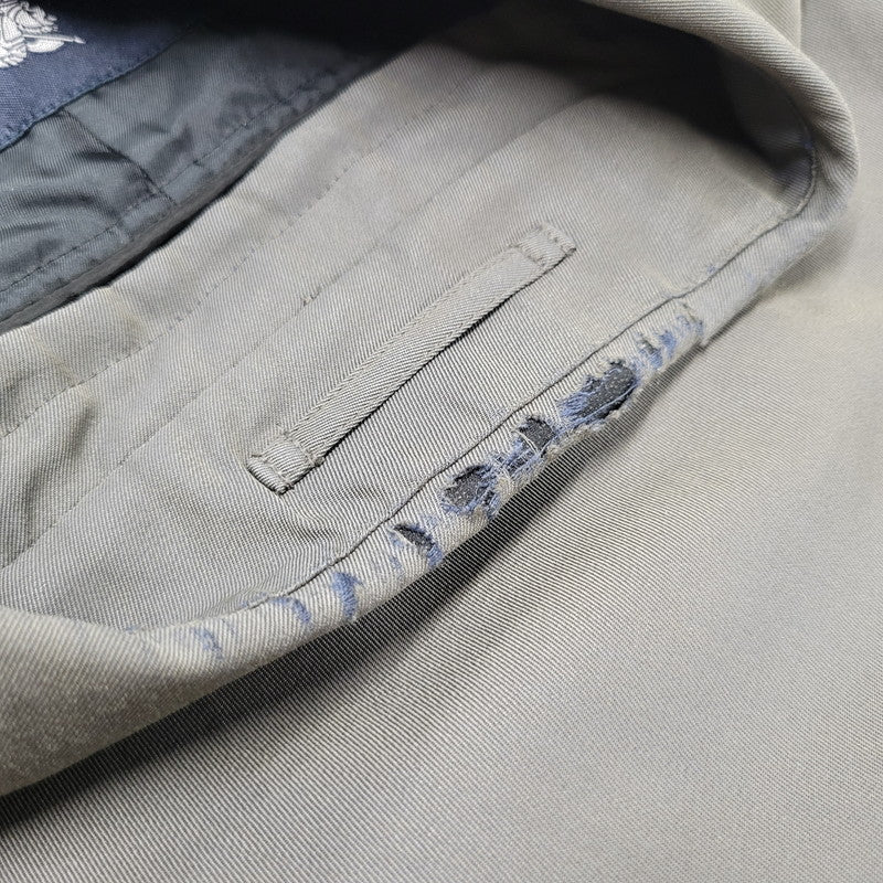 【現状渡し品】【メンズ】 BURBERRY LONDON バーバリー ロンドン BBB55-566-79 日本製 SOUTIEN COLLAR COAT ステンカラー コート アウター 141-250917-cs-16-izu サイズ：96-180-7 カラー：チャコール 万代Net店