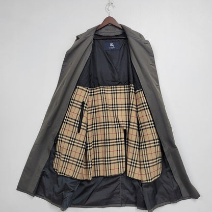 【現状渡し品】【メンズ】 BURBERRY LONDON バーバリー ロンドン BBB55-566-79 日本製 SOUTIEN COLLAR COAT ステンカラー コート アウター 141-250917-cs-16-izu サイズ：96-180-7 カラー：チャコール 万代Net店