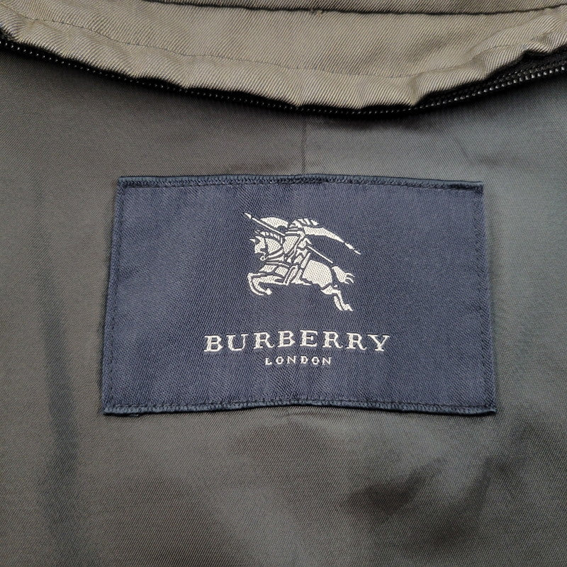 【現状渡し品】【メンズ】 BURBERRY LONDON バーバリー ロンドン BBB55-566-79 日本製 SOUTIEN COLLAR COAT ステンカラー コート アウター 141-250917-cs-16-izu サイズ：96-180-7 カラー：チャコール 万代Net店