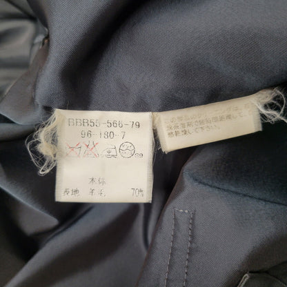 【現状渡し品】【メンズ】 BURBERRY LONDON バーバリー ロンドン BBB55-566-79 日本製 SOUTIEN COLLAR COAT ステンカラー コート アウター 141-250917-cs-16-izu サイズ：96-180-7 カラー：チャコール 万代Net店