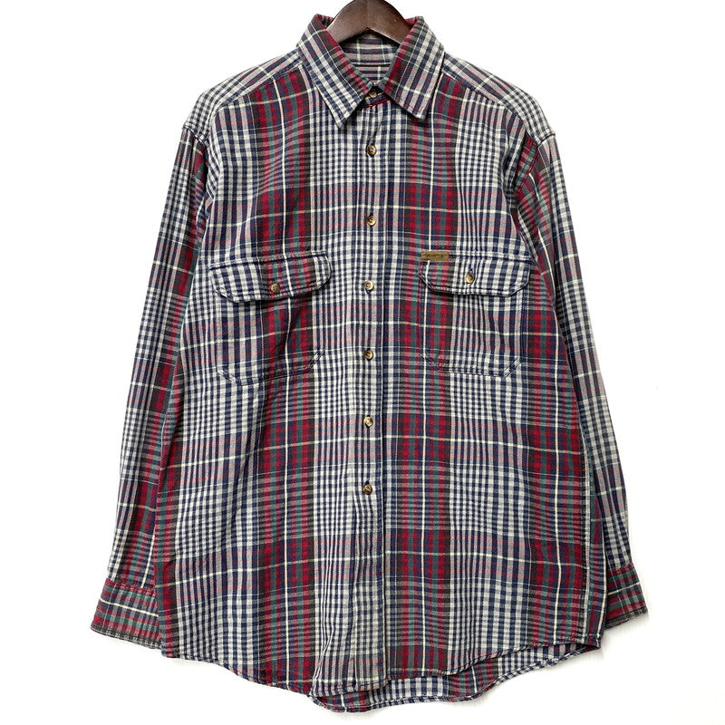 【中古品】【メンズ】 WOOLRICH ウールリッチ COTTON CHECK LS SHIRT コットン チェック ロングスリーブ シャツ 長袖 トップス 146-251031-as-17-izu サイズ：M カラー：マルチカラー 万代Net店