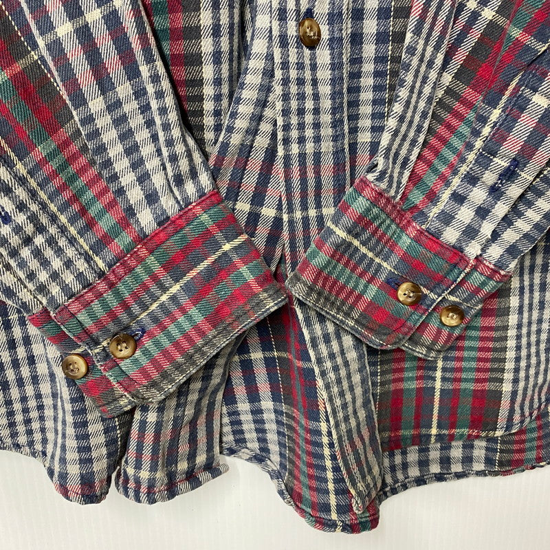 【中古品】【メンズ】 WOOLRICH ウールリッチ COTTON CHECK LS SHIRT コットン チェック ロングスリーブ シャツ 長袖 トップス 146-251031-as-17-izu サイズ：M カラー：マルチカラー 万代Net店