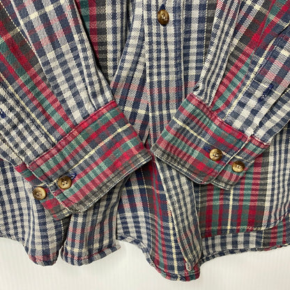 【中古品】【メンズ】 WOOLRICH ウールリッチ COTTON CHECK LS SHIRT コットン チェック ロングスリーブ シャツ 長袖 トップス 146-251031-as-17-izu サイズ：M カラー：マルチカラー 万代Net店