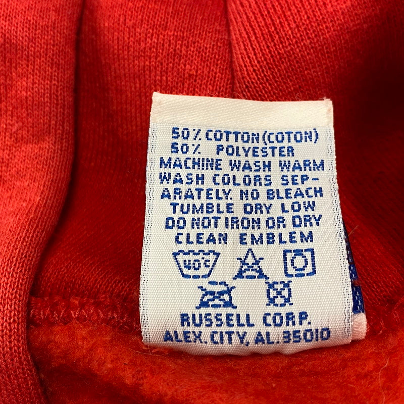 【中古品】【メンズ】 RUSSELL ATHLETIC ラッセルアスレティック 49ERS HOODED SWEATSHIRT フーデッド スウェットシャツ USA製 パーカー 長袖 トップス 146-251031-as-23-izu サイズ：M カラー：レッド 万代Net店
