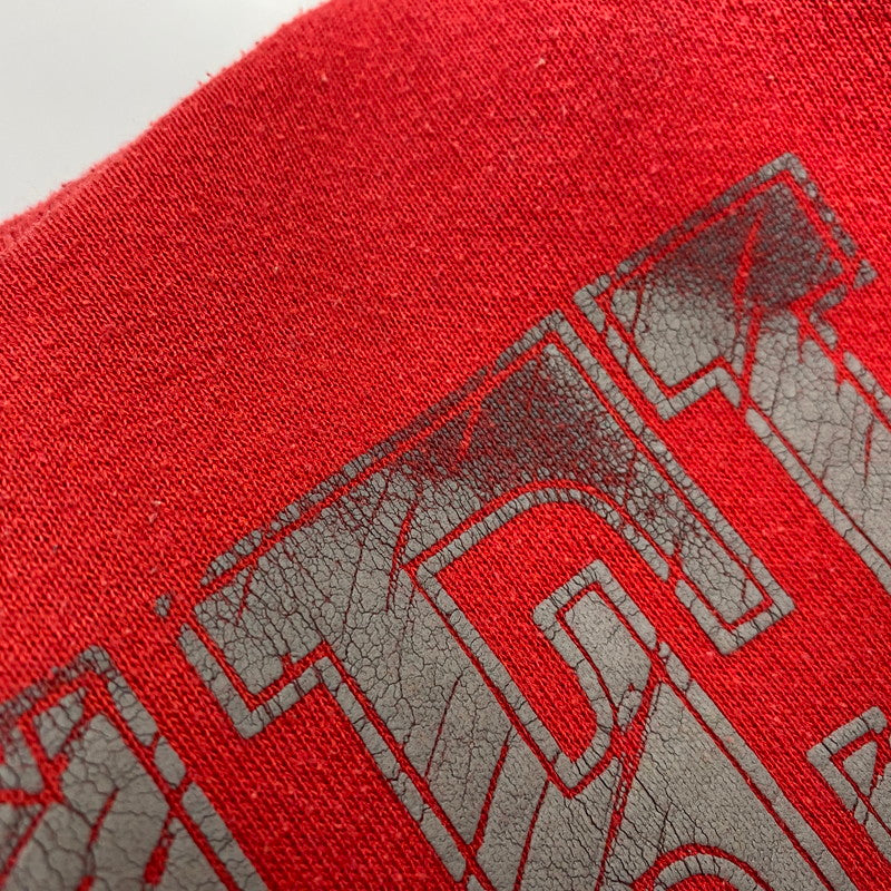 【中古品】【メンズ】 RUSSELL ATHLETIC ラッセルアスレティック BIG LOGO HOODED SWEATSHIRT ビッグロゴ フーデッド スウェットシャツ USA製 パーカー 長袖 トップス 146-251031-as-19-izu サイズ：S カラー：レッド 万代Net店