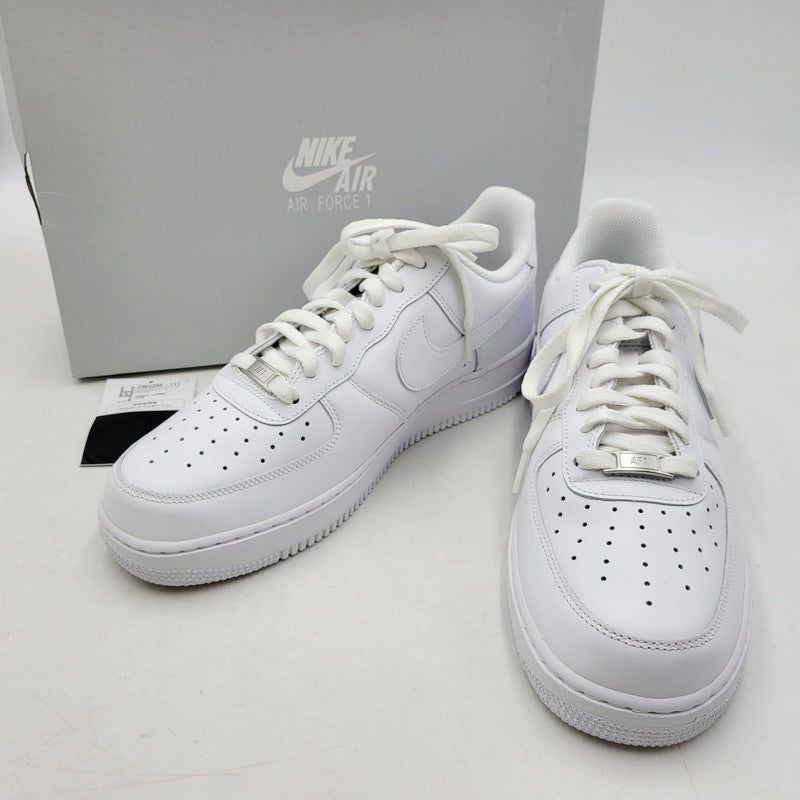 【中古美品】【メンズ】 NIKE ナイキ AIR FORCE 1 '07 CW2288-111 エア フォース 1 '07 スニーカー シューズ 靴 160-250918-as-24-izu サイズ：28.5cm カラー：WHITE/WHITE 万代Net店