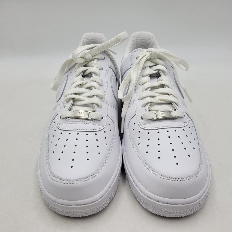 【中古美品】【メンズ】 NIKE ナイキ AIR FORCE 1 '07 CW2288-111 エア フォース 1 '07 スニーカー シューズ 靴 160-250918-as-24-izu サイズ：28.5cm カラー：WHITE/WHITE 万代Net店