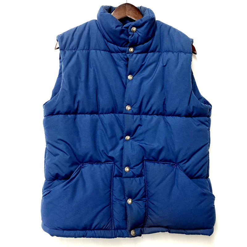 【中古品】【メンズ】 THE NORTH FACE ザ・ノースフェイス USA製 茶タグ 70S DOWN VEST 70年代 ダウンベスト トップス ベスト 144-250919-cs-11-izu サイズ：M カラー：ブルー 万代Net店