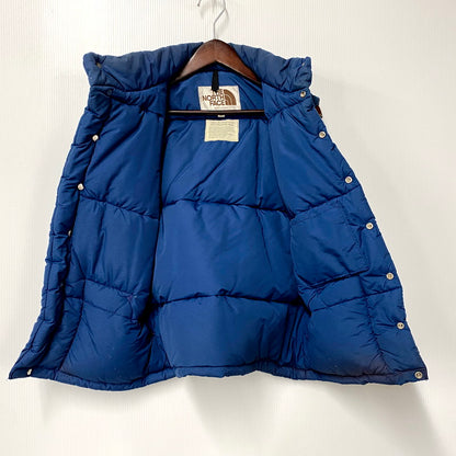 【中古品】【メンズ】 THE NORTH FACE ザ・ノースフェイス USA製 茶タグ 70S DOWN VEST 70年代 ダウンベスト トップス ベスト 144-250919-cs-11-izu サイズ：M カラー：ブルー 万代Net店