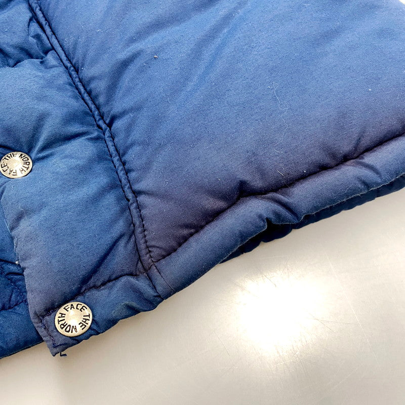 【中古品】【メンズ】 THE NORTH FACE ザ・ノースフェイス USA製 茶タグ 70S DOWN VEST 70年代 ダウンベスト トップス ベスト 144-250919-cs-11-izu サイズ：M カラー：ブルー 万代Net店