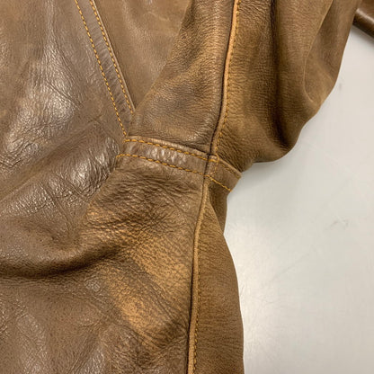 【現状渡し品】【メンズ】 503S2 COW LEATHER PANTS カウ レザー パンツ ボトムス ズボン 157-260109-cs-17-izu サイズ：M カラー：ブラウン 万代Net店