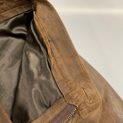 【現状渡し品】【メンズ】 503S2 COW LEATHER PANTS カウ レザー パンツ ボトムス ズボン 157-260109-cs-17-izu サイズ：M カラー：ブラウン 万代Net店