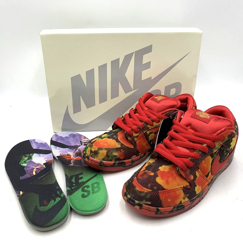 【中古美品】【メンズ】 NIKE SB ナイキエスビー × THE WIZARD OF OZ オズの魔法使い DUNK LOW PRO WOO QS FZ1291-600 ダンク ロー プロ WOO QS スニーカー シューズ 靴 160-250920-as-19-izu サイズ：26.5cm カラー：GYM RED/UNIVERSITY RED-MULTI 万代Net店