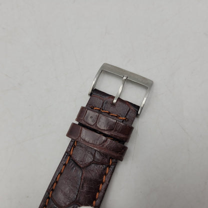 【中古品】【メンズ/レディース】 KATHARINE HAMNETT キャサリン・ハムネット RETRO MILITARY QUARTZ KH-20E4 レトロ ミリタリー クォーツ 腕時計 197-251129-as-25-izu カラー：シルバー×ネイビー×ブラウン 万代Net店