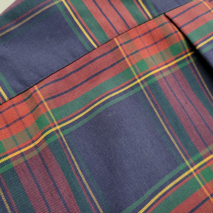【中古品】【メンズ】 L.L.BEAN エルエルビーン 80S BUTTON DOWN CHECK SHIRT ボタン ダウン チェック シャツ トップス 長袖 146-260203-cs-13-izu サイズ：13-33 カラー：マルチ 万代Net店