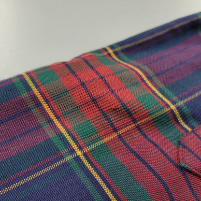 【中古品】【メンズ】 L.L.BEAN エルエルビーン 80S BUTTON DOWN CHECK SHIRT ボタン ダウン チェック シャツ トップス 長袖 146-260203-cs-13-izu サイズ：13-33 カラー：マルチ 万代Net店