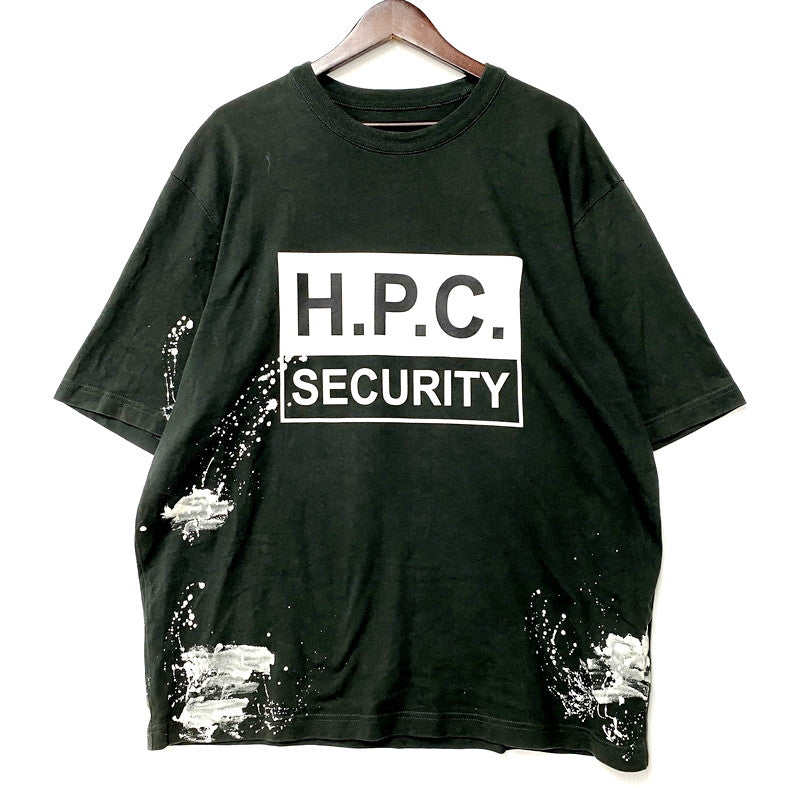 【中古品】【メンズ】 HERON PRESTON ヘロン プレストン HMAA032F23JER010 国内正規 H.P.C.SECURITY T-SHIRT セキュリティ Tシャツ トップス 半袖 142-250919-cs-14-izu サイズ：XL カラー：ブラック 万代Net店