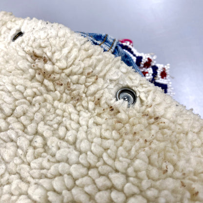 【現状渡し品】【メンズ】 Levi's リーバイス 70608-0216 USA製 80年製 80S NATIVE CUSTOM BOA DENIM JACKET ネイティブ カスタム ボア デニム ジャケット アウター 146-250919-cs-16-izu サイズ：40 カラー：ライトインディゴ 万代Net店