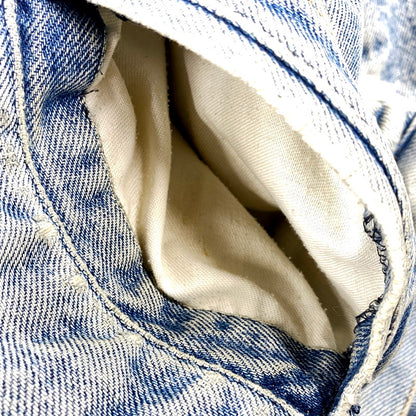 【現状渡し品】【メンズ】 Levi's リーバイス 70608-0216 USA製 80年製 80S NATIVE CUSTOM BOA DENIM JACKET ネイティブ カスタム ボア デニム ジャケット アウター 146-250919-cs-16-izu サイズ：40 カラー：ライトインディゴ 万代Net店