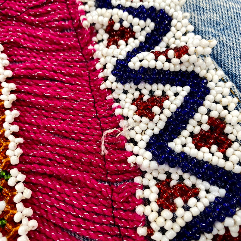 【現状渡し品】【メンズ】 Levi's リーバイス 70608-0216 USA製 80年製 80S NATIVE CUSTOM BOA DENIM JACKET ネイティブ カスタム ボア デニム ジャケット アウター 146-250919-cs-16-izu サイズ：40 カラー：ライトインディゴ 万代Net店