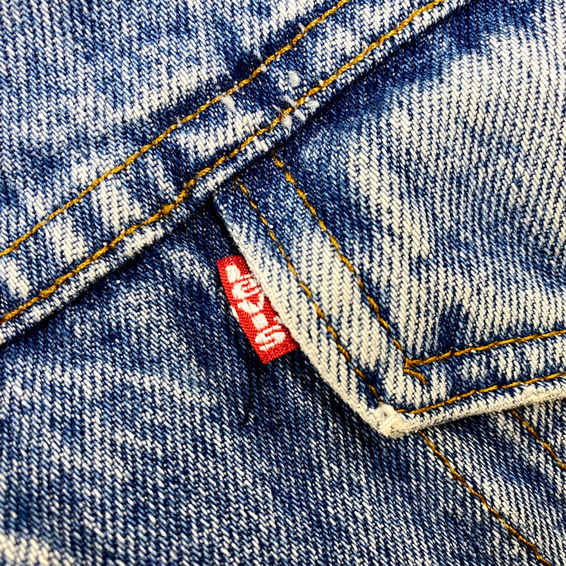 【現状渡し品】【メンズ】 Levi's リーバイス 70608-0216 USA製 80年製 80S NATIVE CUSTOM BOA DENIM JACKET ネイティブ カスタム ボア デニム ジャケット アウター 146-250919-cs-16-izu サイズ：40 カラー：ライトインディゴ 万代Net店