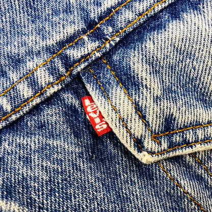 【現状渡し品】【メンズ】 Levi's リーバイス 70608-0216 USA製 80年製 80S NATIVE CUSTOM BOA DENIM JACKET ネイティブ カスタム ボア デニム ジャケット アウター 146-250919-cs-16-izu サイズ：40 カラー：ライトインディゴ 万代Net店