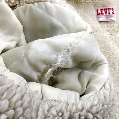 【現状渡し品】【メンズ】 Levi's リーバイス 70608-0216 USA製 80年製 80S NATIVE CUSTOM BOA DENIM JACKET ネイティブ カスタム ボア デニム ジャケット アウター 146-250919-cs-16-izu サイズ：40 カラー：ライトインディゴ 万代Net店