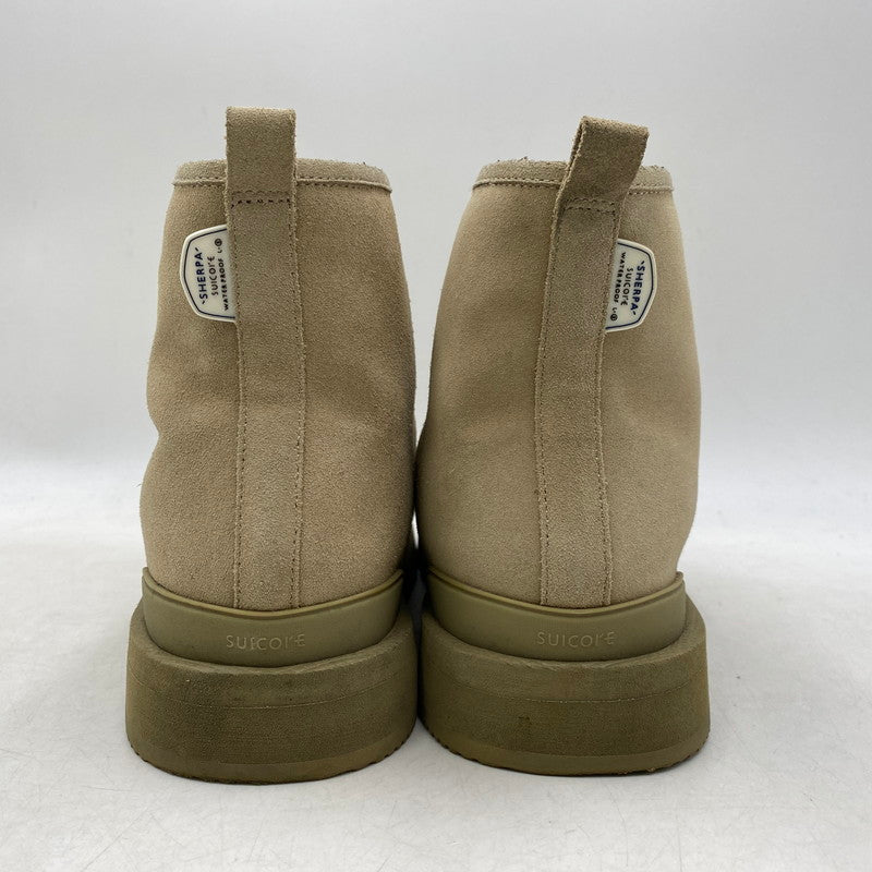 【中古品】【メンズ】 SUICOKE スイコック KENN-MWPAB SUEDE ZIP BOOT スエード ジップ ブーツ シューズ 靴 164-250920-ya-10-izu サイズ：28cm カラー：ベージュ 万代Net店
