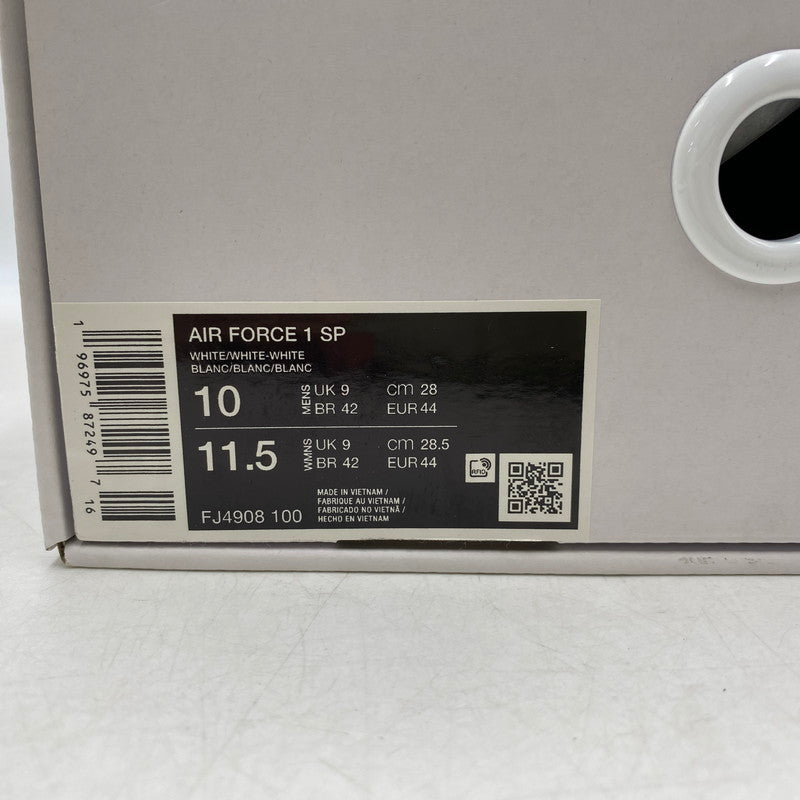 【中古品】【メンズ】 NIKE ナイキ ×1017 ALYX アリクス 9SM FJ4908-100 AIR FORCE 1 LOW エアフォース1 ロー スニーカー シューズ 靴 160-250920-ya-18-izu サイズ：28cm カラー：WHITE 万代Net店