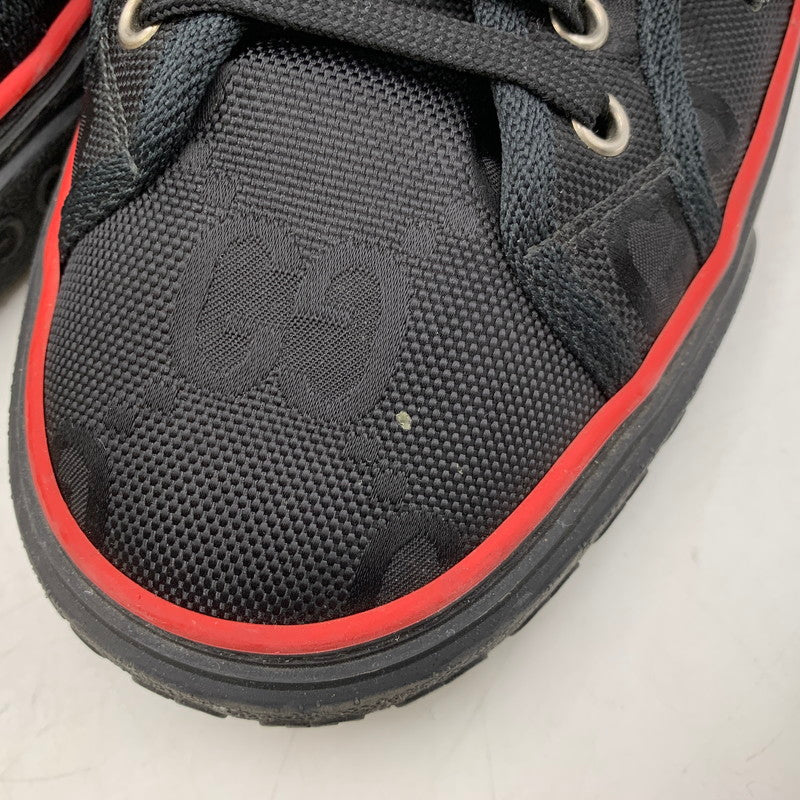 【中古品】【メンズ】 GUCCI グッチ GG TENNIS 1977 SNEAKERS テニス スニーカー シューズ 靴 183-250919-cs-10-izu サイズ：9 カラー：ブラック 万代Net店