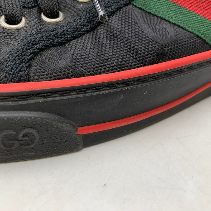 【中古品】【メンズ】 GUCCI グッチ GG TENNIS 1977 SNEAKERS テニス スニーカー シューズ 靴 183-250919-cs-10-izu サイズ：9 カラー：ブラック 万代Net店