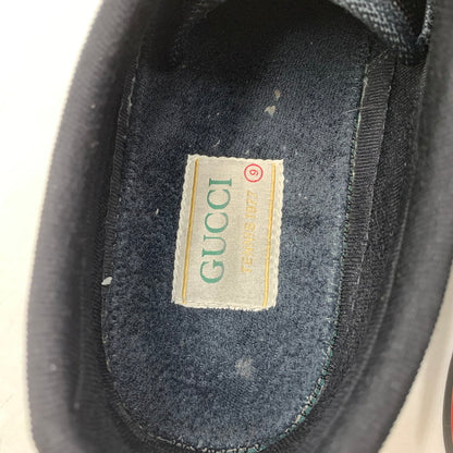 【中古品】【メンズ】 GUCCI グッチ GG TENNIS 1977 SNEAKERS テニス スニーカー シューズ 靴 183-250919-cs-10-izu サイズ：9 カラー：ブラック 万代Net店