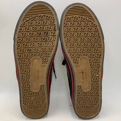 【中古品】【メンズ】 GUCCI グッチ GG TENNIS 1977 SNEAKERS テニス スニーカー シューズ 靴 183-250919-cs-10-izu サイズ：9 カラー：ブラック 万代Net店