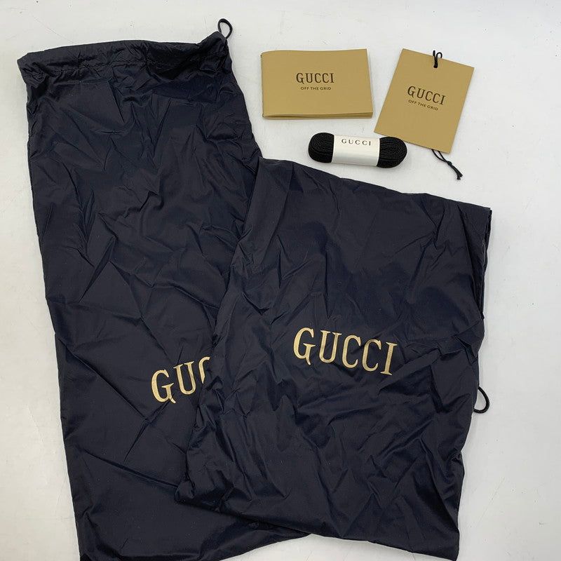 【中古品】【メンズ】 GUCCI グッチ GG TENNIS 1977 SNEAKERS テニス スニーカー シューズ 靴 183-250919-cs-10-izu サイズ：9 カラー：ブラック 万代Net店