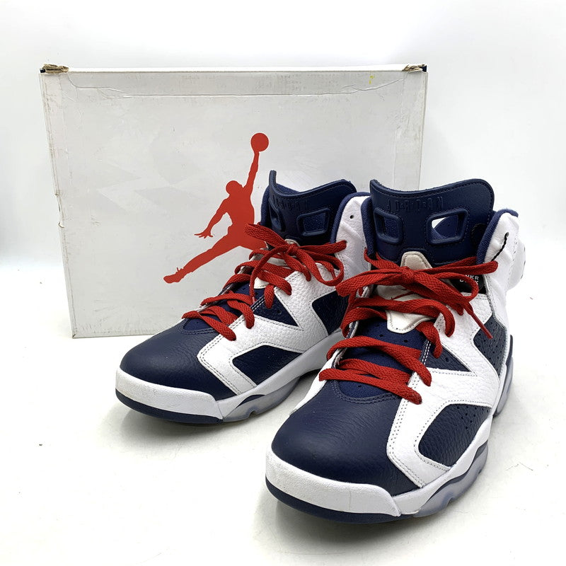 【中古品】【メンズ】 NIKE ナイキ AIR JORDAN 6 RETRO CT8529-164 エア ジョーダン 6 レトロ スニーカー シューズ 靴 160-250920-as-17-izu サイズ：29.5cm カラー：WHITE/VARSITY RED 万代Net店